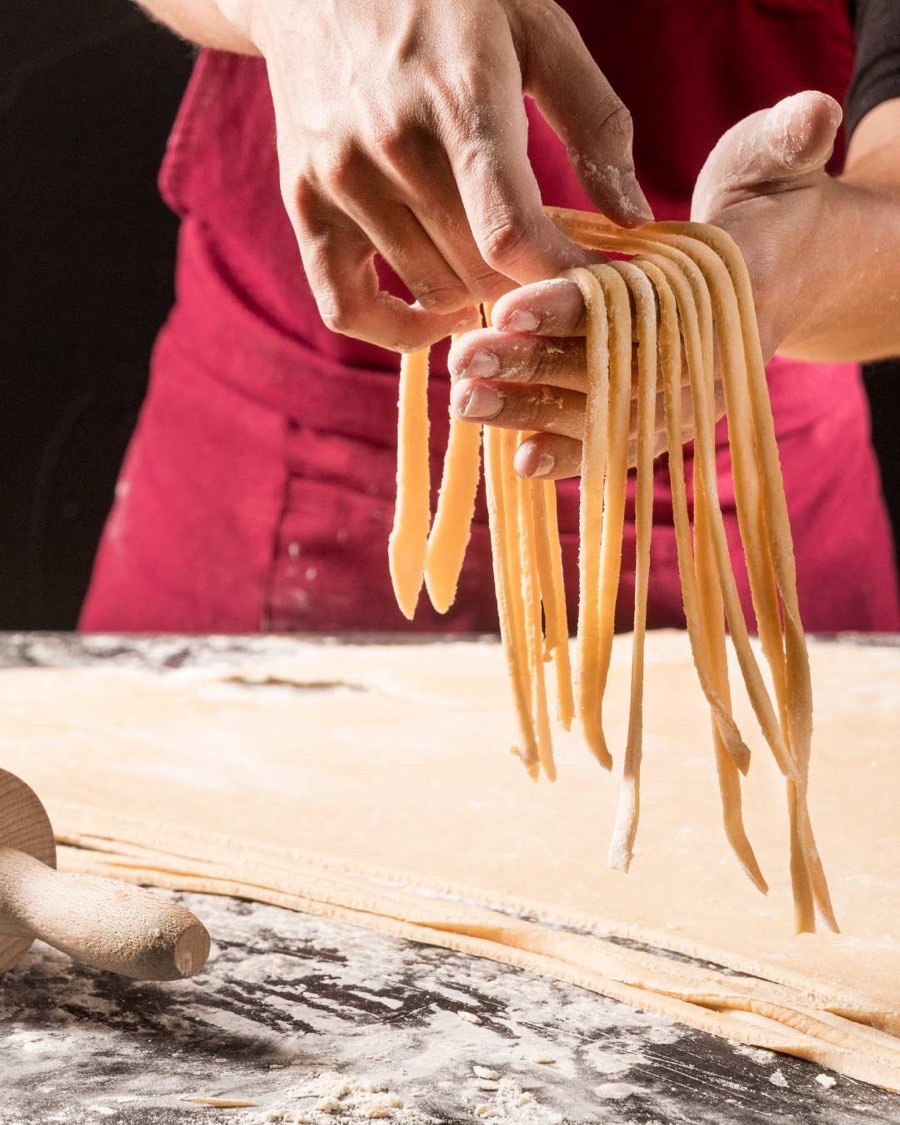 Fresh handmade pasta